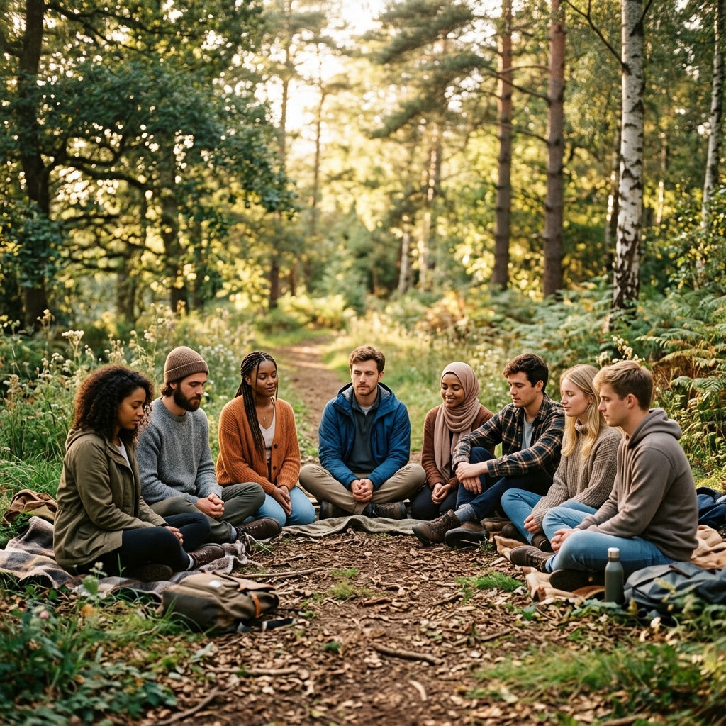 Personas reflexionando